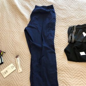 Navy blue scrub pants